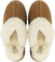 UGG Pantoffels Dames Sloffen Instappers Suède Harde zool Dichte hiel Disquette Cognac - Thumbnail 8