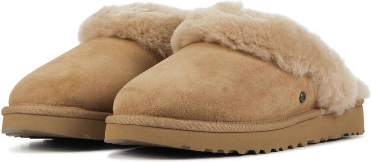 UGG suede pantoffels cognac