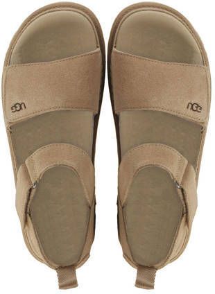 UGG suède sandaal beige