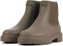 Unisa Chelsea boots Dames Laarzen Damesschoenen Rubberen Frades Taupe - Thumbnail 2