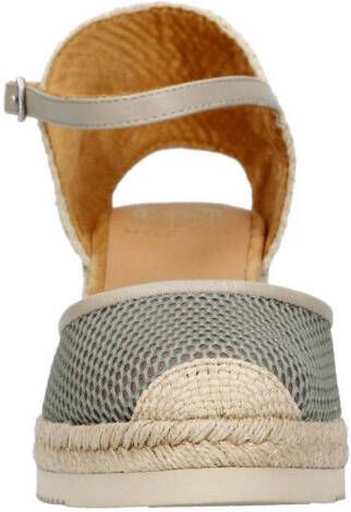 Unisa leren espadrilles groen