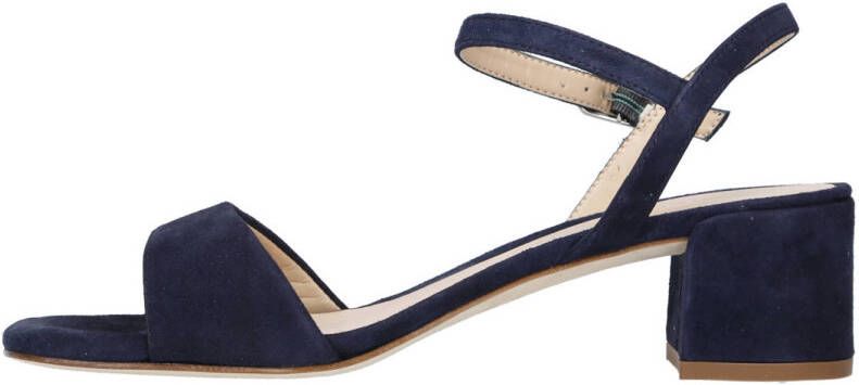 Unisa leren sandalettes donkerblauw