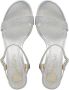 Unisa Sandalen Dames Damesschoenen Leer Glitter Blokhak hoogte Soro Zilver - Thumbnail 2