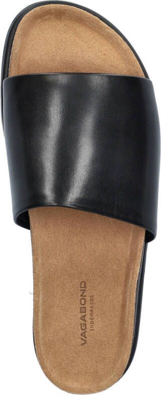 Vagabond Effie leren slippers zwart