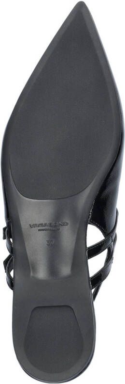 Vagabond Hermine lakleren slingback loafers zwart