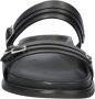 Vagabond leren slippers zwart - Thumbnail 2