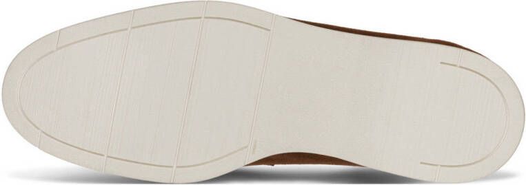 Van Lier Ascona suède loafers roest cognac