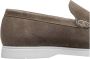 Van Lier Ascona suède loafers taupe - Thumbnail 2