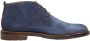Van Lier Boston suède veterschoenen blauw - Thumbnail 3