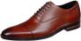 Van Lier Bregenz leren veterschoenen cognac - Thumbnail 2