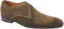 Van Lier Bregenz suède veterschoenen cognac - Thumbnail 3