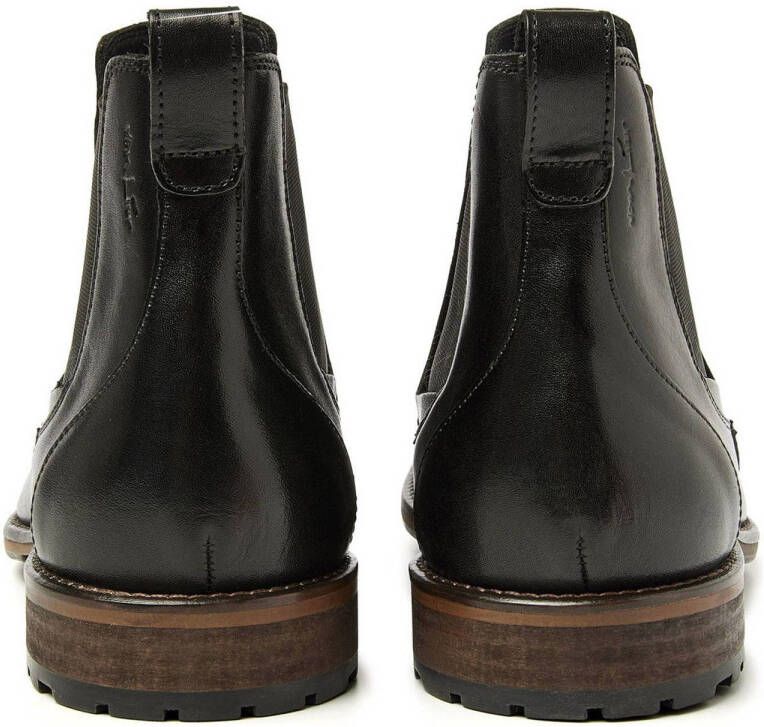 Van Lier Henry leren chelsea boots zwart