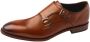 Van Lier Madison leren gespschoenen cognac - Thumbnail 3