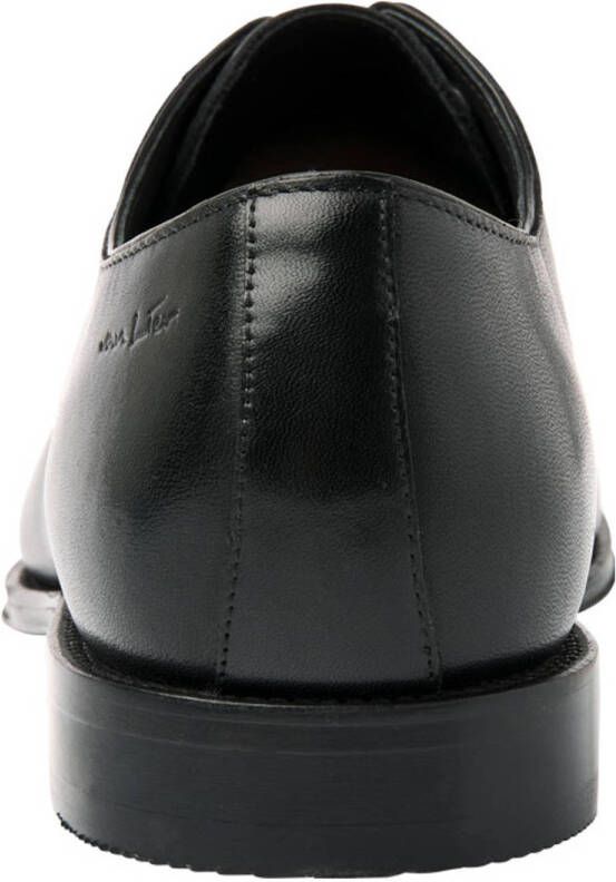 Van Lier Madison leren veterschoenen zwart
