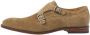 Van Lier Madison suède gespschoenen taupe - Thumbnail 3