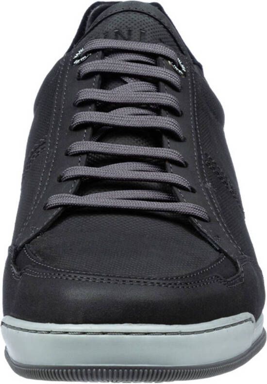 Van Lier Magnus nubuck sneakers zwart