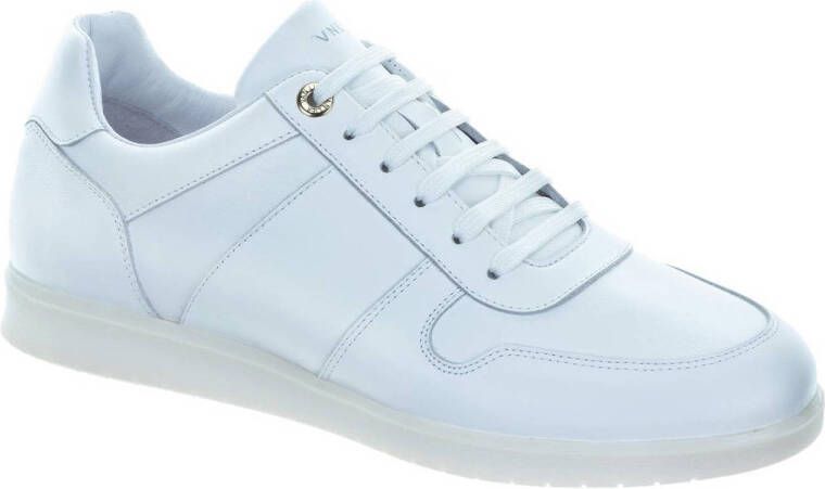 Van Lier Mercato leren sneakers wit