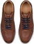 Van Lier Nubuck sneakers licht cognac - Thumbnail 3