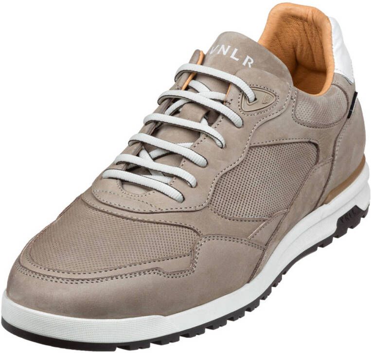 Van Lier nubuck sneakers taupe