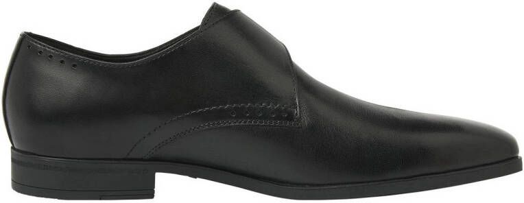 Van Lier Portofino leren gespschoenen zwart