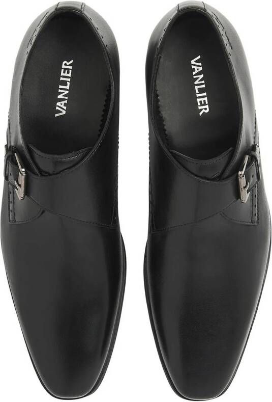 Van Lier Portofino leren gespschoenen zwart