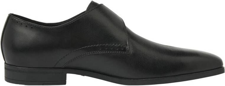 Van Lier Portofino leren gespschoenen zwart