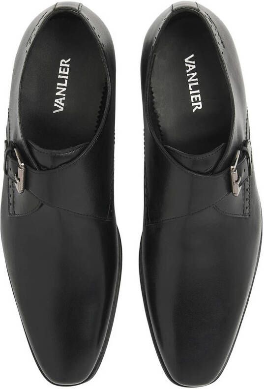 Van Lier Portofino leren gespschoenen zwart