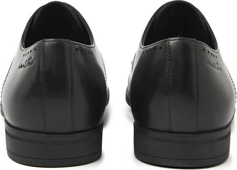 Van Lier Portofino leren veterschoenen zwart