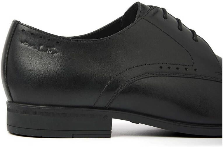 Van Lier Portofino leren veterschoenen zwart