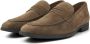 Van Lier Portofino suède loafers taupe - Thumbnail 3