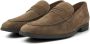 Van Lier Portofino suède loafers taupe - Thumbnail 3