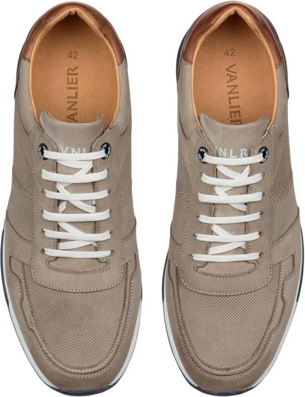 Van Lier Positano nubuck sneakers taupe