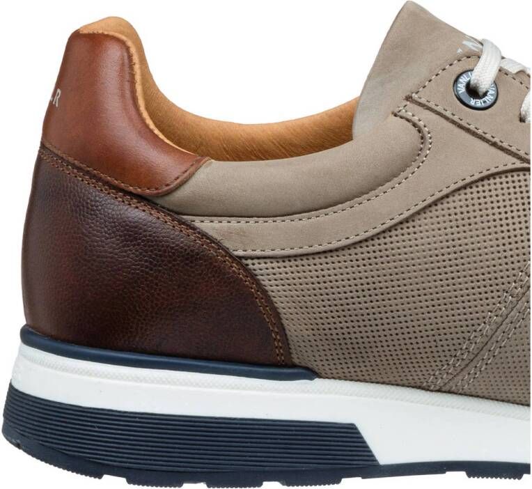 Van Lier Positano nubuck sneakers taupe