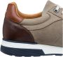 Van Lier Positano nubuck sneakers taupe - Thumbnail 3