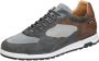 Van Lier Ravello leren sneakers grijs - Thumbnail 2