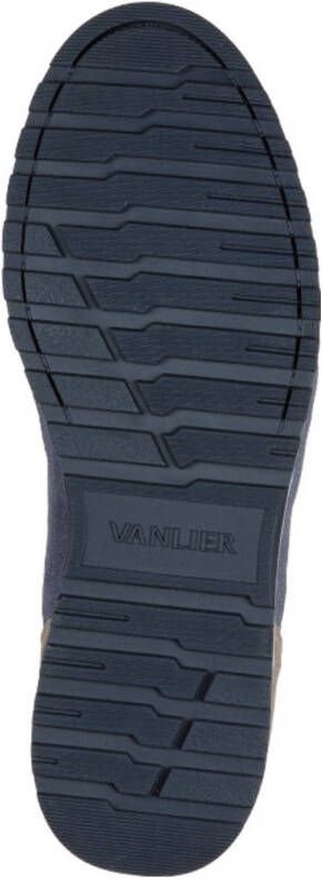 Van Lier Ravello suède sneakers blauw