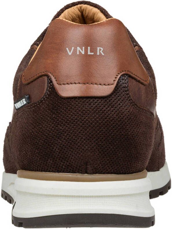 Van Lier Ravello suède sneakers bruin