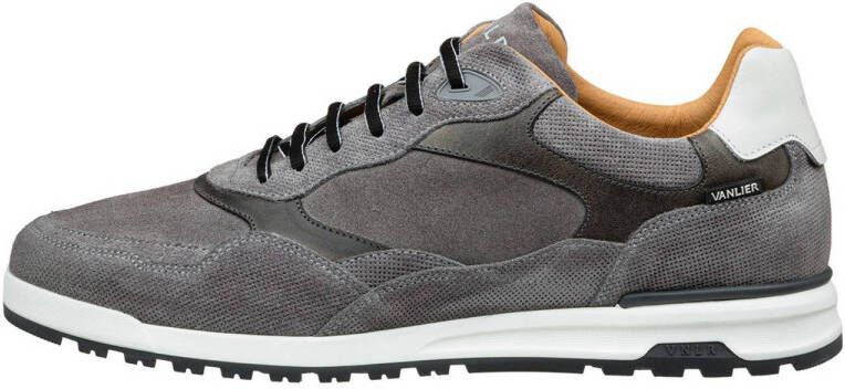 Van Lier Ravello suède sneakers donkergrijs