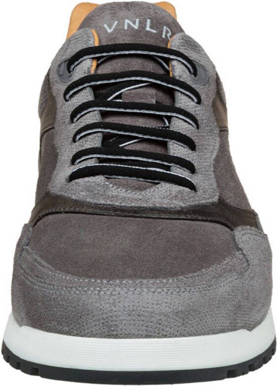 Van Lier Ravello suède sneakers donkergrijs