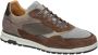 Van Lier Ravello suède sneakers taupe - Thumbnail 2