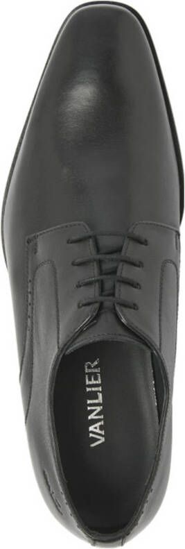 Van Lier Rhodes leren veterschoenen zwart