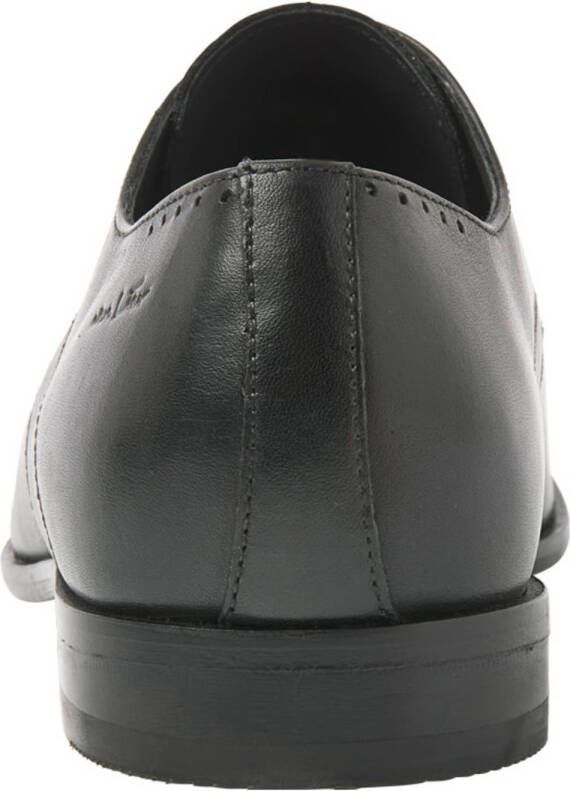 Van Lier Rhodes leren veterschoenen zwart
