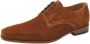 Van Lier Rhodes suède veterschoenen cognac - Thumbnail 3