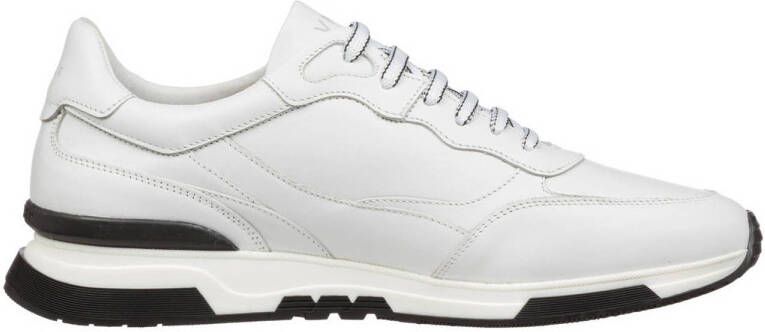 Van Lier Romeo leren sneakers wit