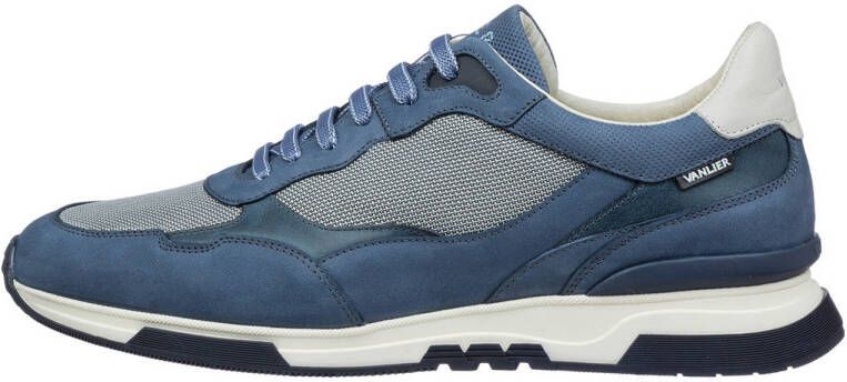 Van Lier Romeo nubuck sneakers blauw