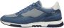 Van Lier Romeo nubuck sneakers blauw - Thumbnail 3