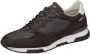 Van Lier Romeo nubuck sneakers donkerbruin - Thumbnail 3