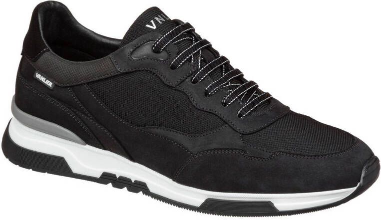 Van Lier Romeo nubuck sneakers zwart