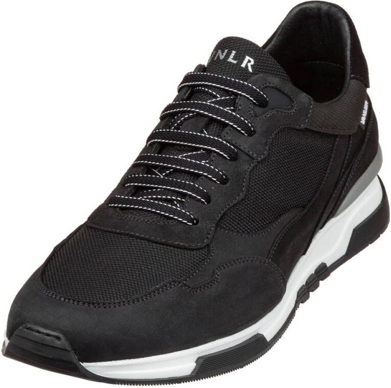 Van Lier Romeo nubuck sneakers zwart