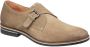 Van Lier suède gespschoenen beige - Thumbnail 3